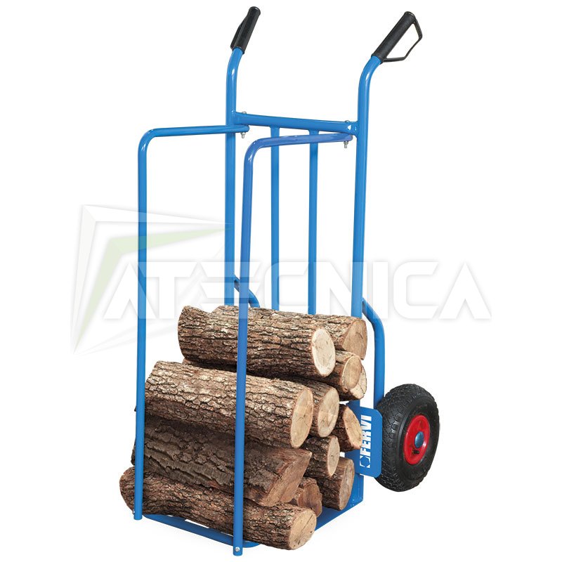 Chariot à bois sur roues pneumatiques - 10038466-0 - Cdiscount