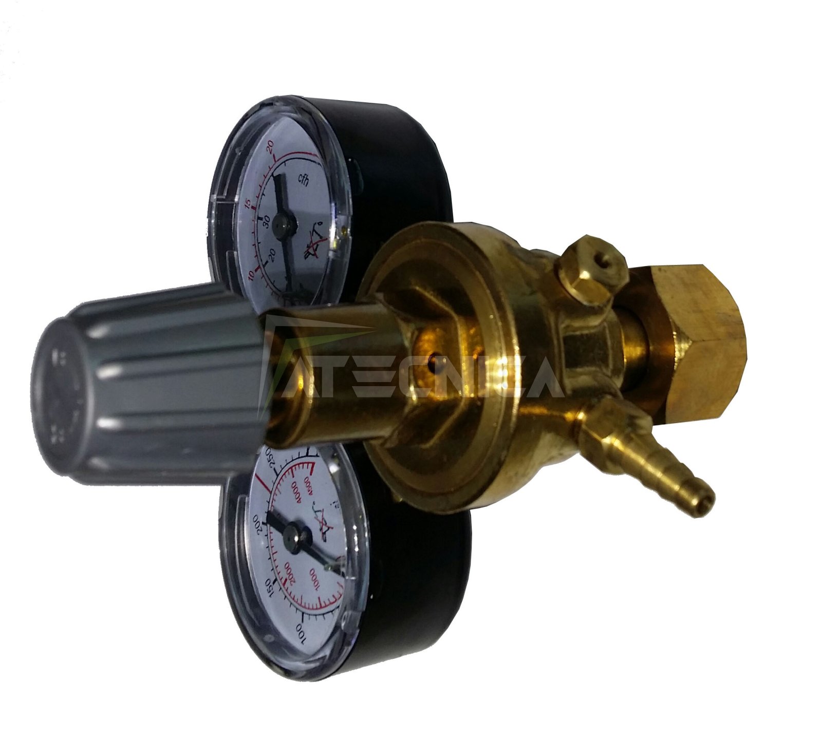 Régulateur d'argon réglage manuel soudage débitmètre de gaz réducteur de  pression avec jauge