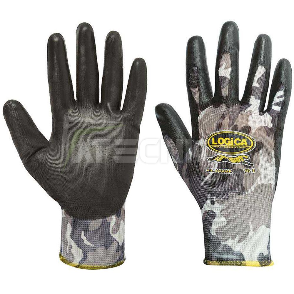 Gants professionnels camouflage militaire Logica JAGUAR en nylon