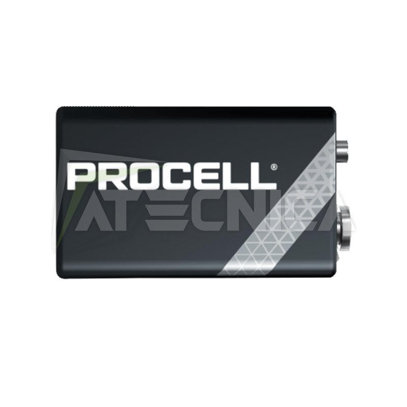 10 piles alcaline 6LR61 Duracell Procell, pile professionelle pour le  remplacement des piles des systèmes d'alarme Diagral