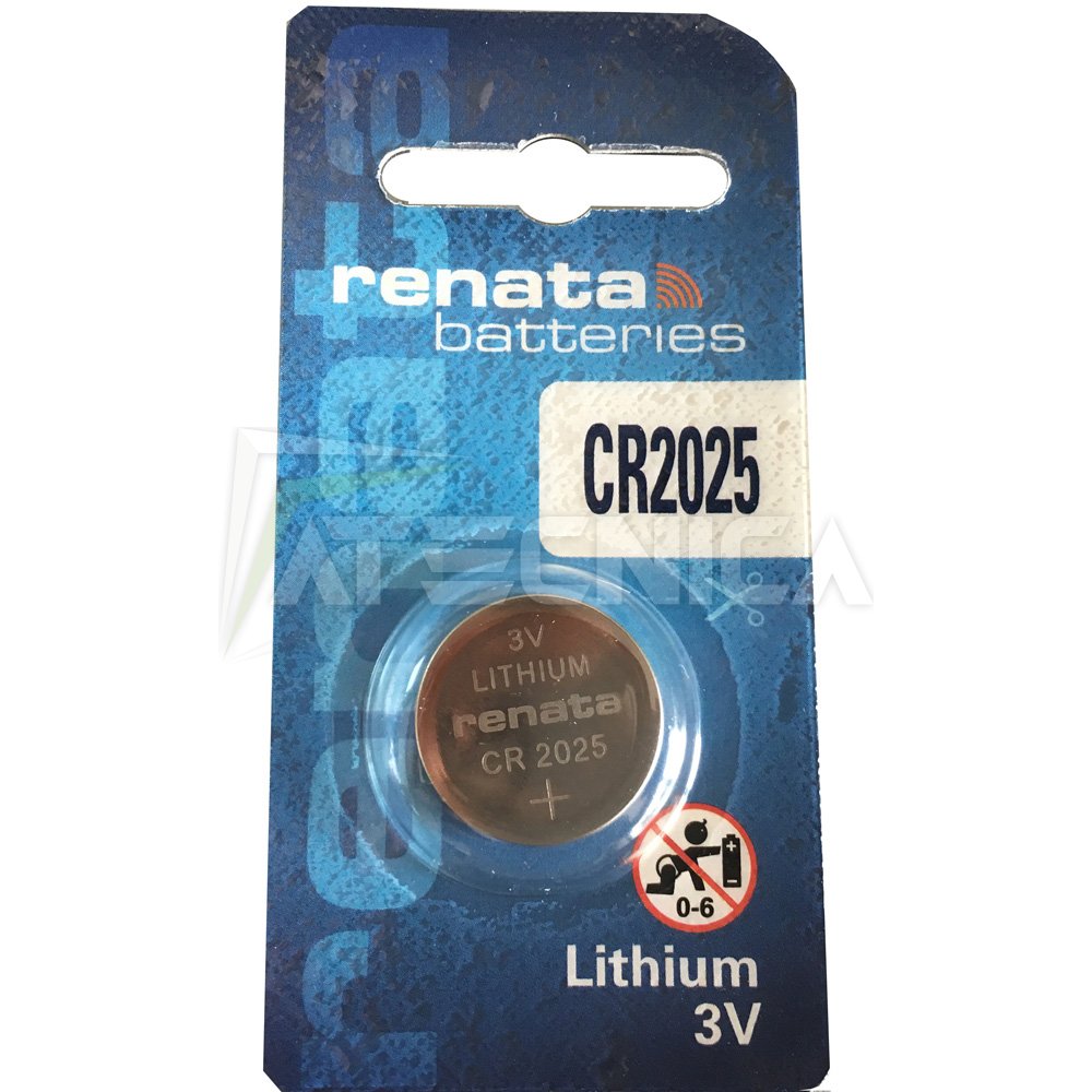 Pile au lithium 3V CR2025 Renata pile platte à bouton