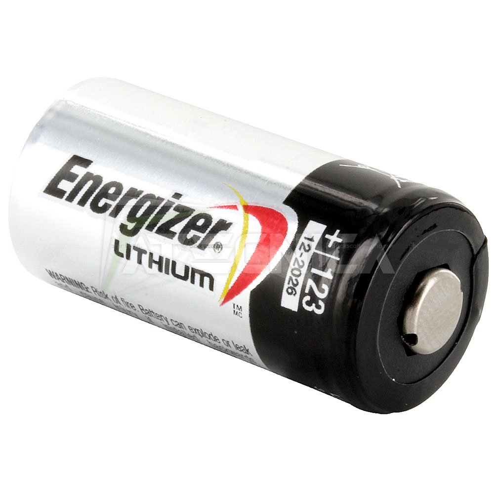 Energizer CR123A 1500mAh - Pile lithium 3V pour alarme AJAX et