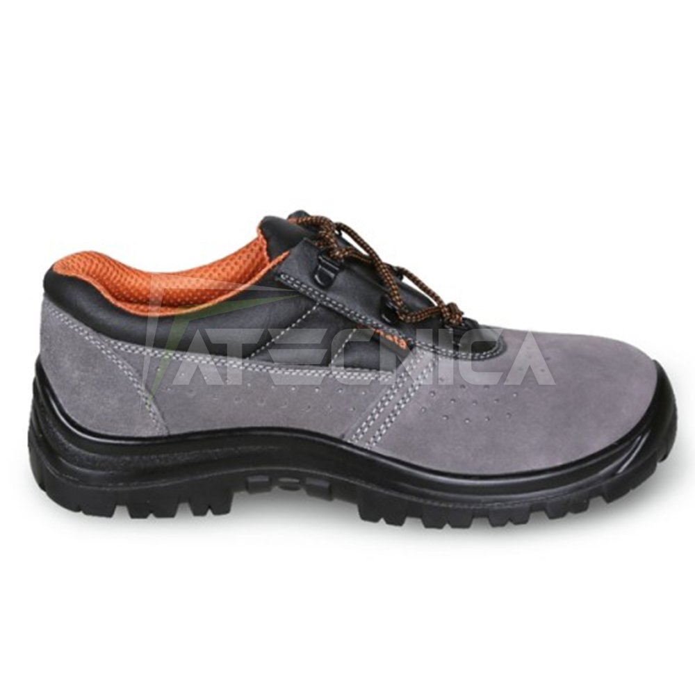 Chaussures de securite Beta Work 7246B en daim grises ajourees embout en acier Atecnica