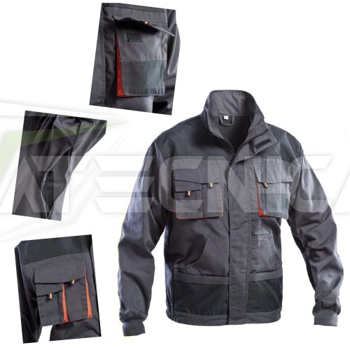 Veste professionnelle multi poches AERRE Liberty 2 veste en textile technique avec elastique Atecnica